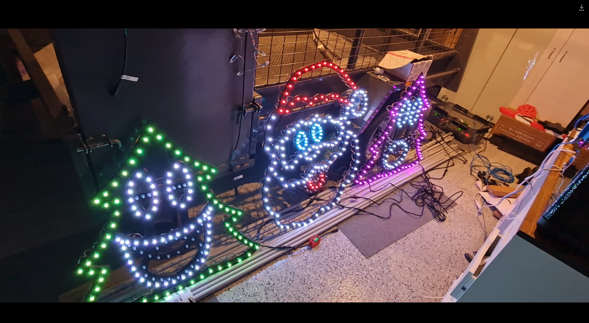 PoE Powered Christmas Lights